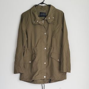 Sanctuary Lightweight Olive Utility Jacket Small